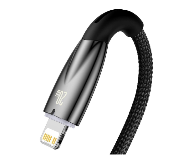 Baseus Kabel CADH000101 Lightning - USB-C PD 20W 480Mb/s 2m czarny - 1502045 - zdjęcie 4